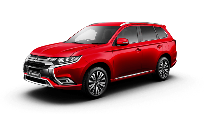 mitsubishi outlander đỏ